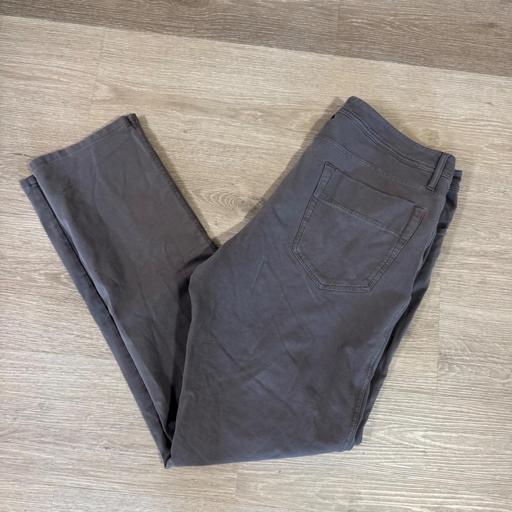 Swet Tailor All In Pants Mens 36x34 Gray Five Pocket Stretch Chino Casual